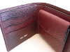 Galuchat bi fold wallet